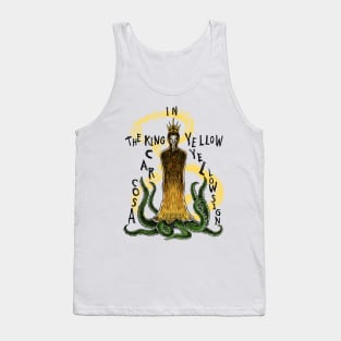 The Enigmatic Rule of Hastur: The King in Yellow Design Tank Top